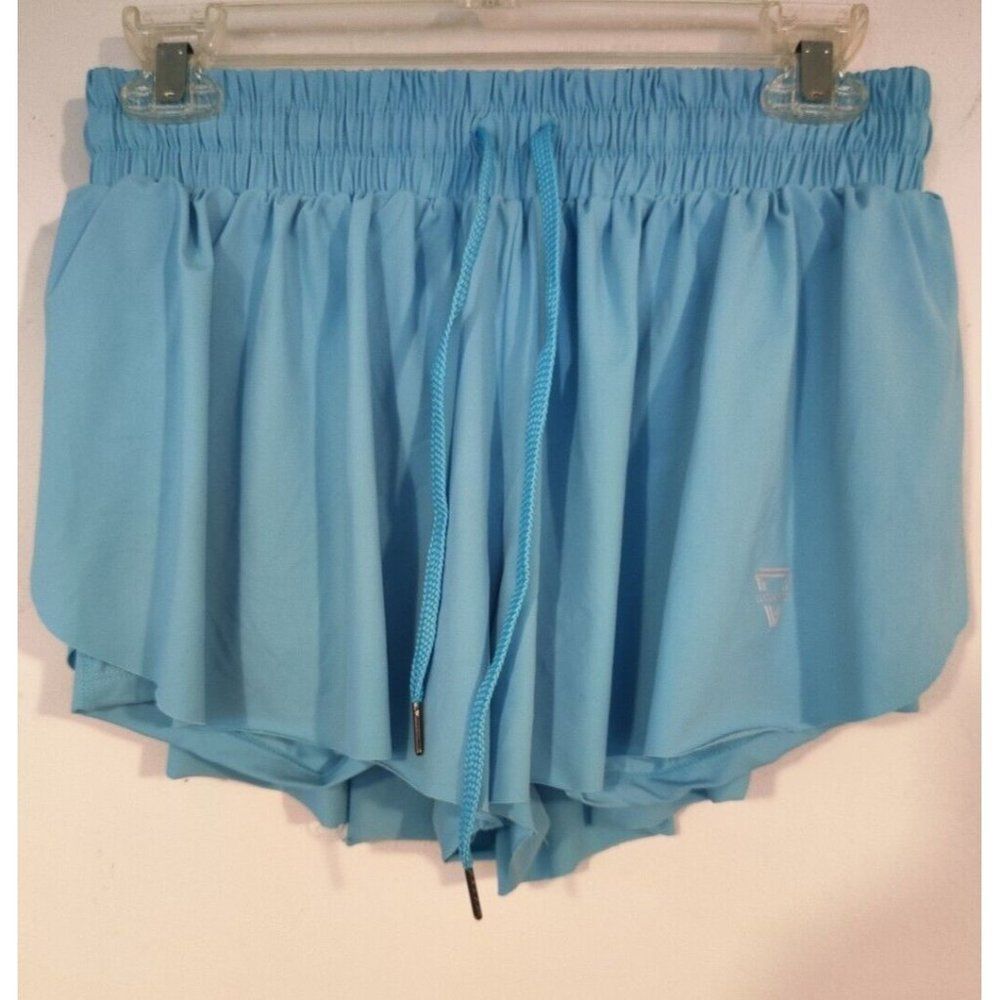 Luogongzi Flowy Running Shorts skort Women’s Sz L Gym Yoga Athletic Workout